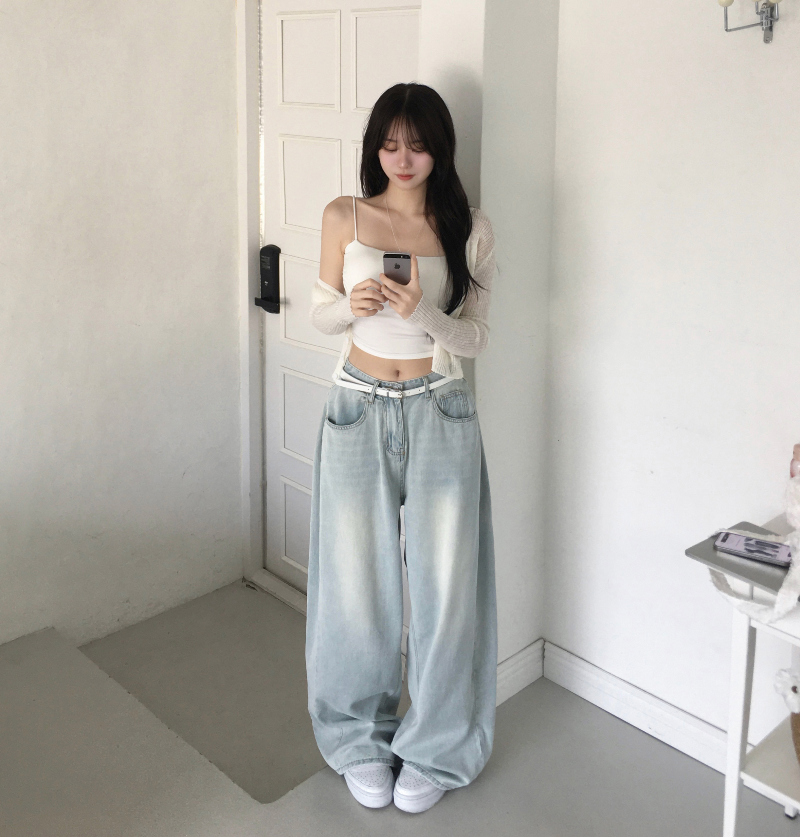 바지 모델 착용 이미지-S1L21