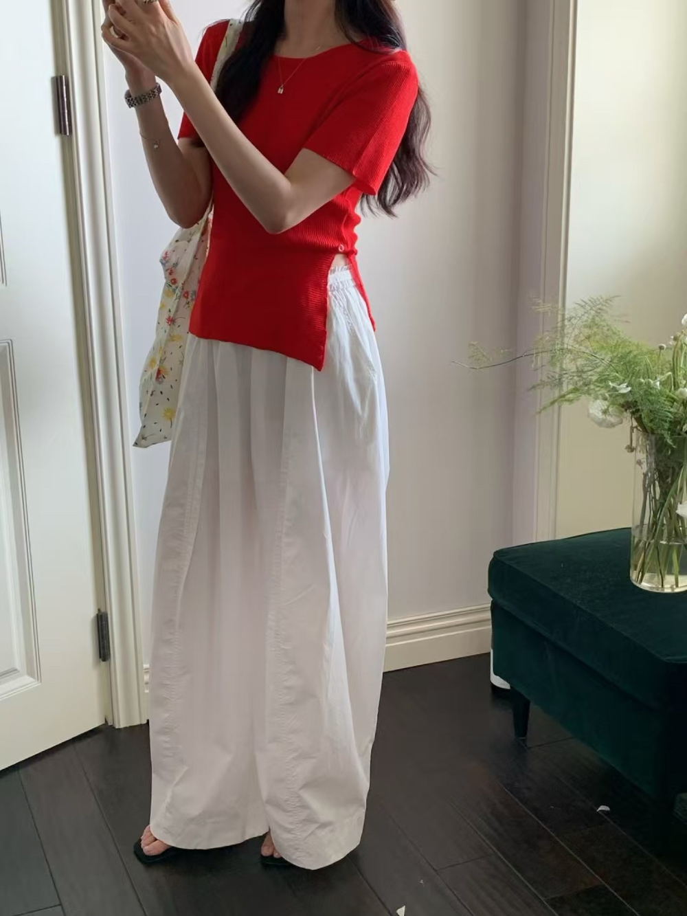 바지 모델 착용 이미지-S1L16