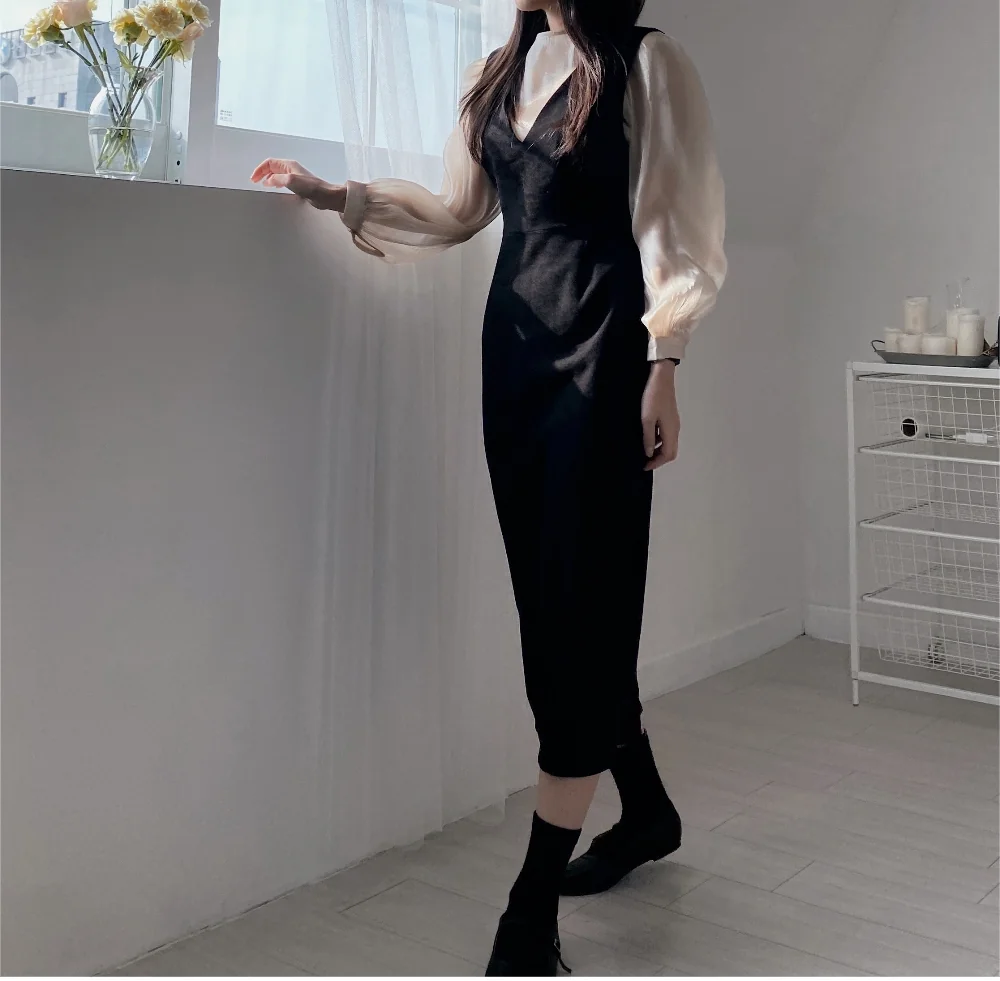 드레스 모델 착용 이미지-S1L24