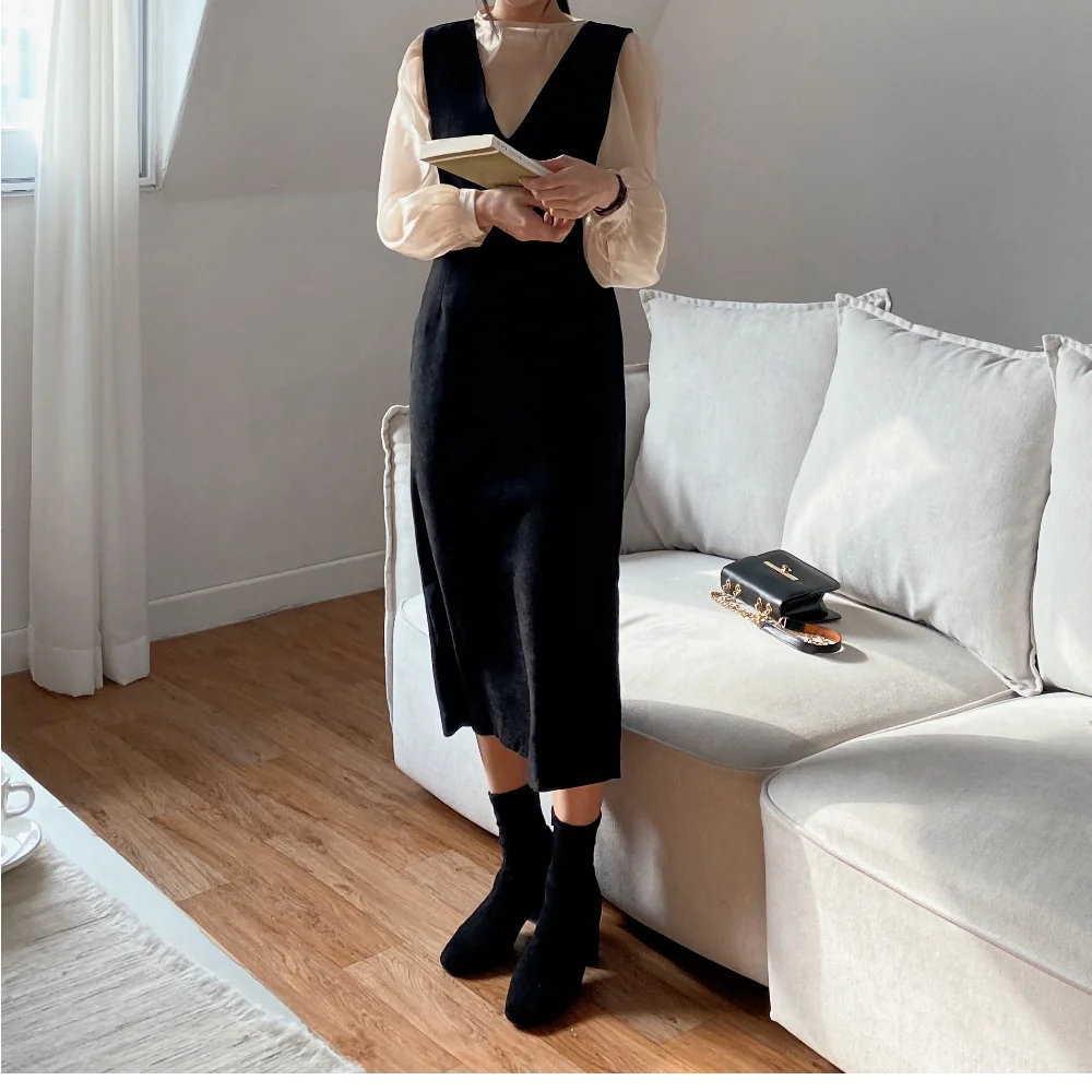 드레스 모델 착용 이미지-S1L54