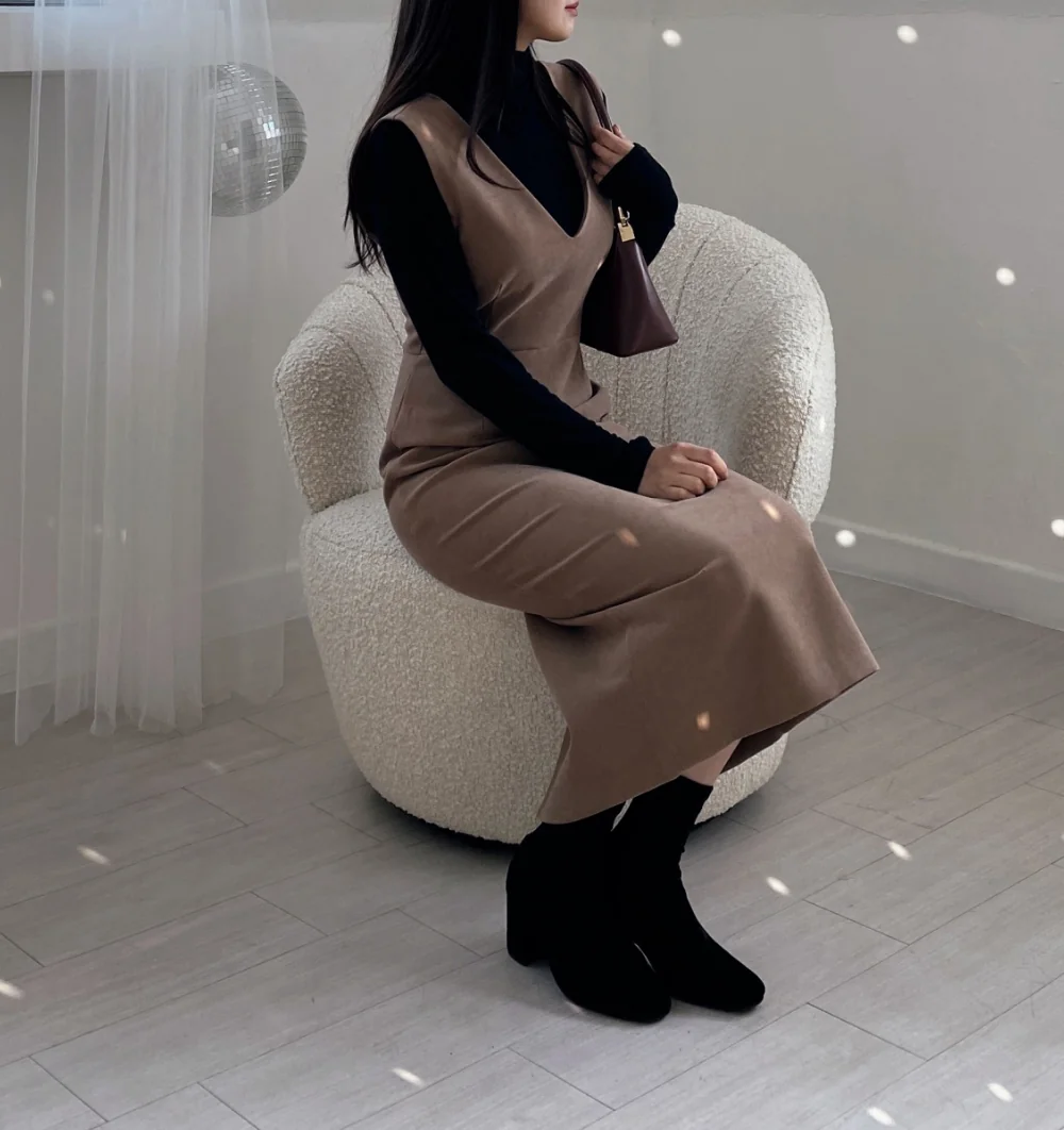 드레스 모델 착용 이미지-S1L75