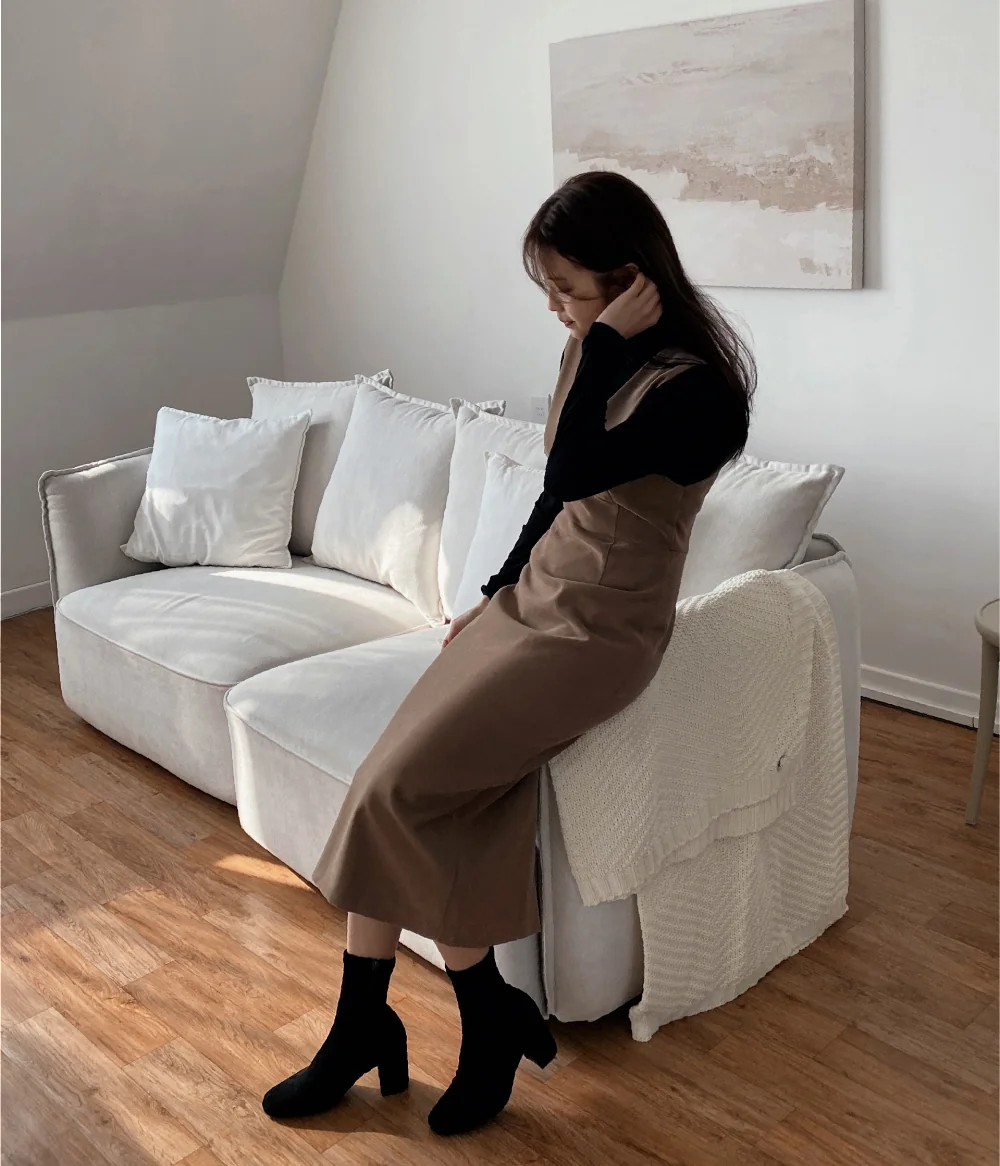 드레스 모델 착용 이미지-S1L96