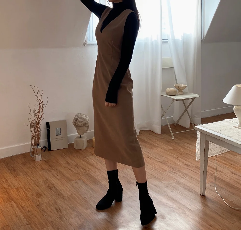 드레스 모델 착용 이미지-S1L102