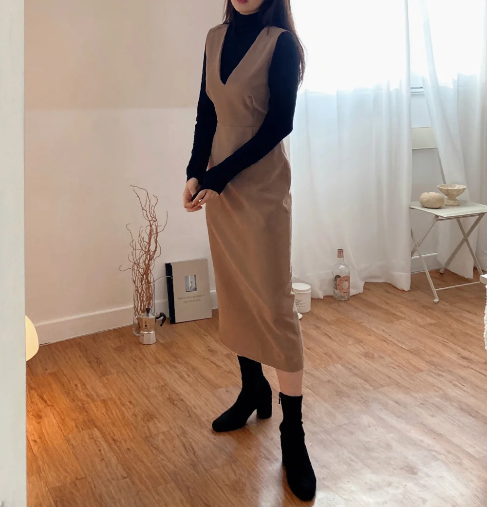 드레스 모델 착용 이미지-S1L101