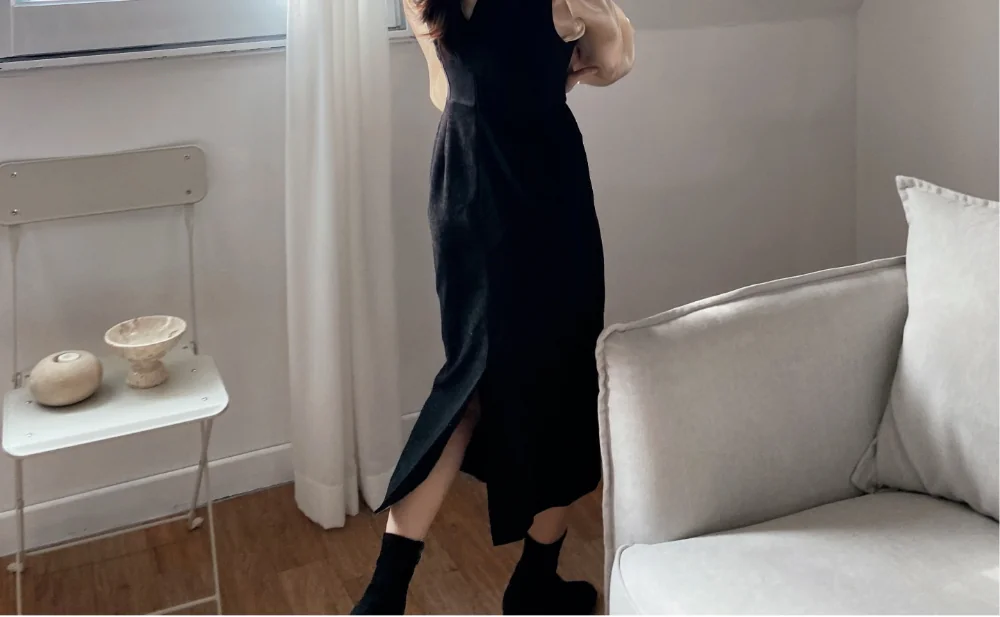 드레스 모델 착용 이미지-S5L15