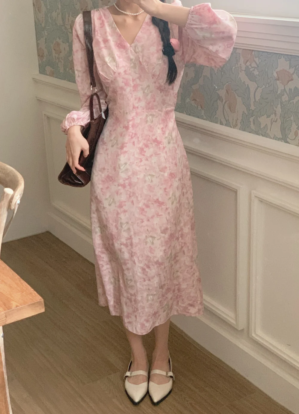 드레스 모델 착용 이미지-S1L106