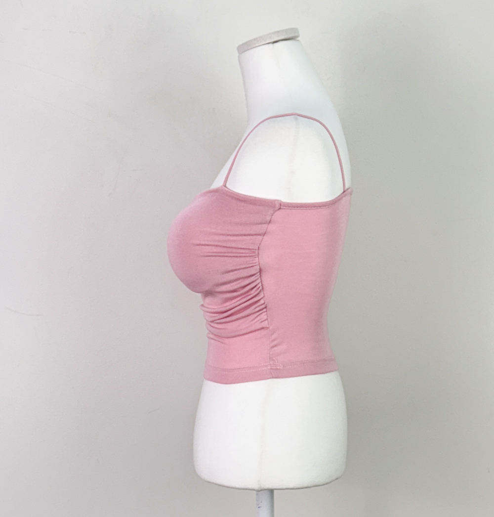 민소매 베이비핑크 색상 이미지-S1L36