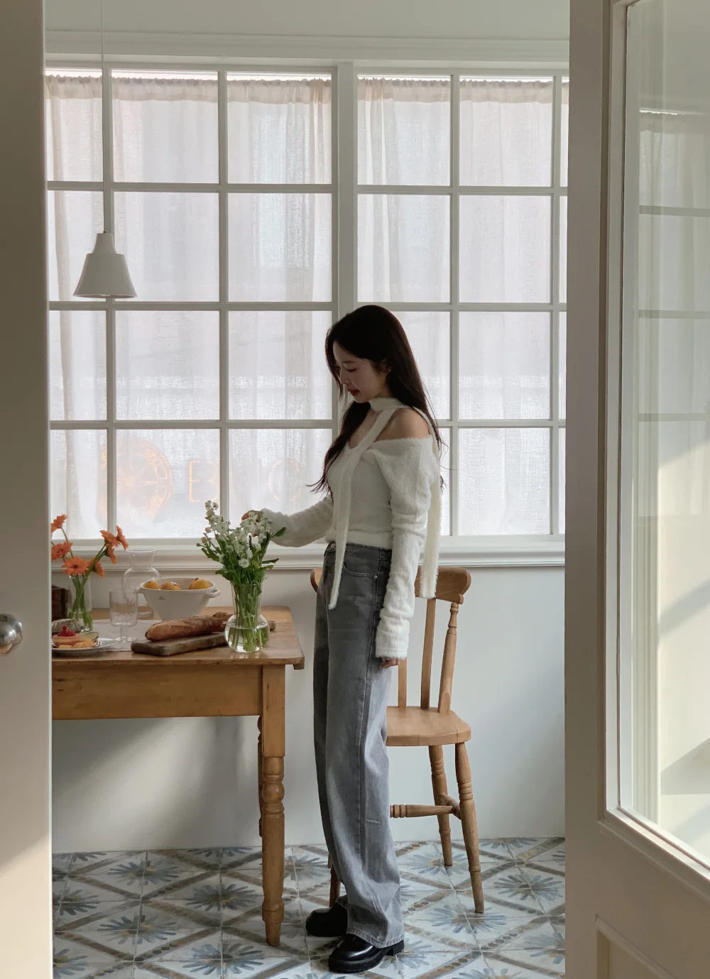 재킷 모델 착용 이미지-S1L54