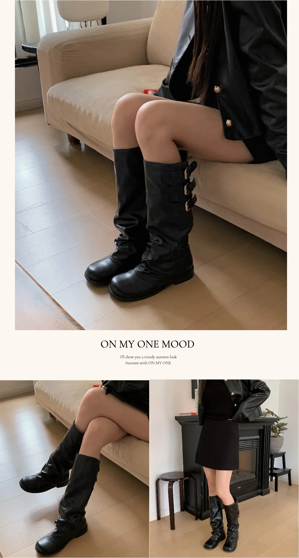 카디건 모델 착용 이미지-S1L4