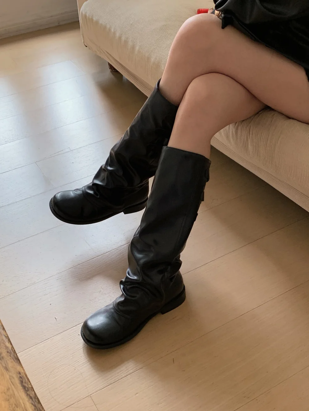 카디건 모델 착용 이미지-S1L13