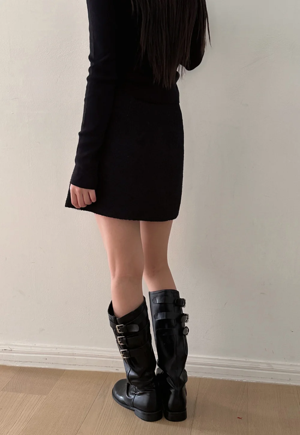 카디건 모델 착용 이미지-S1L61