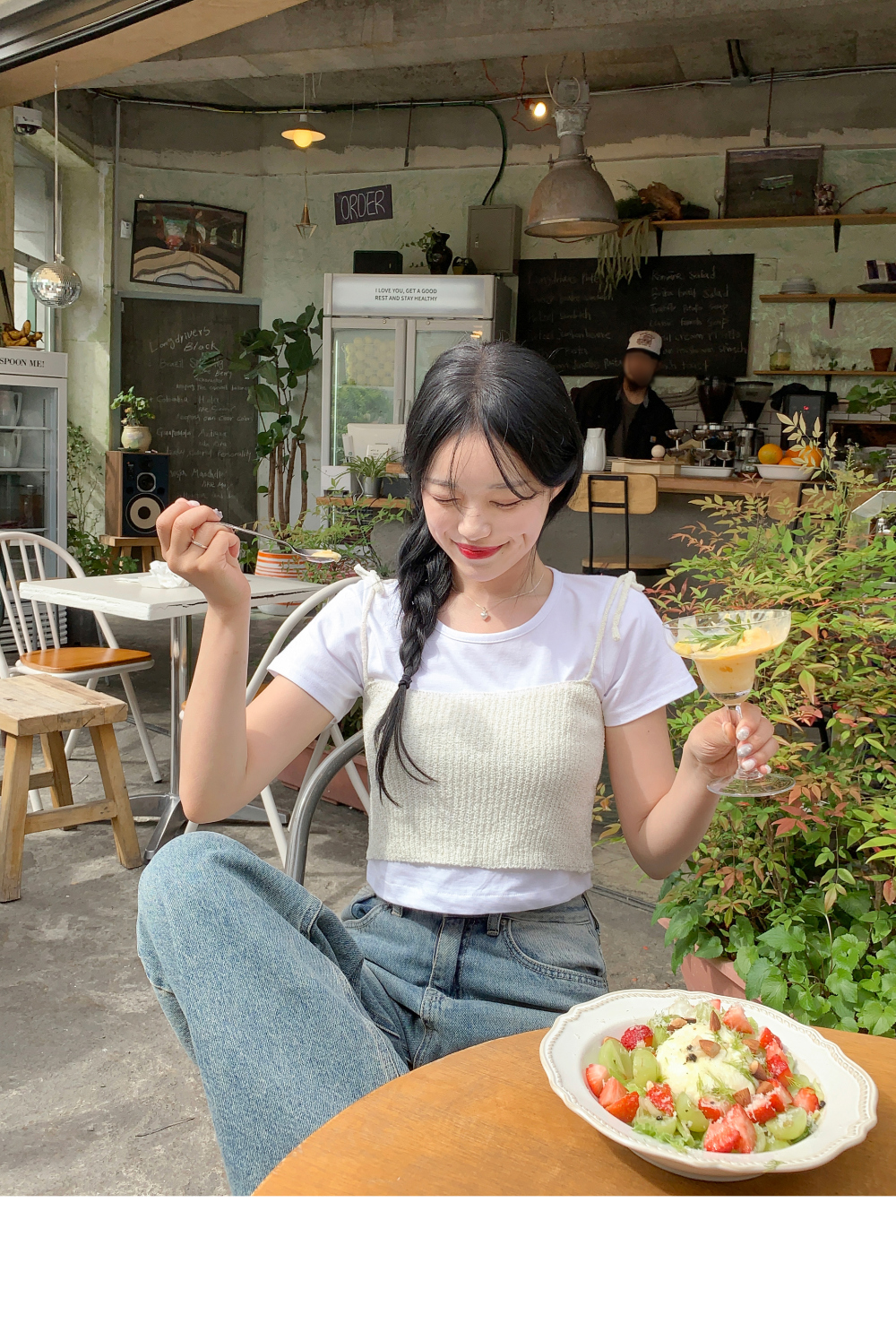 바지 모델 착용 이미지-S6L16