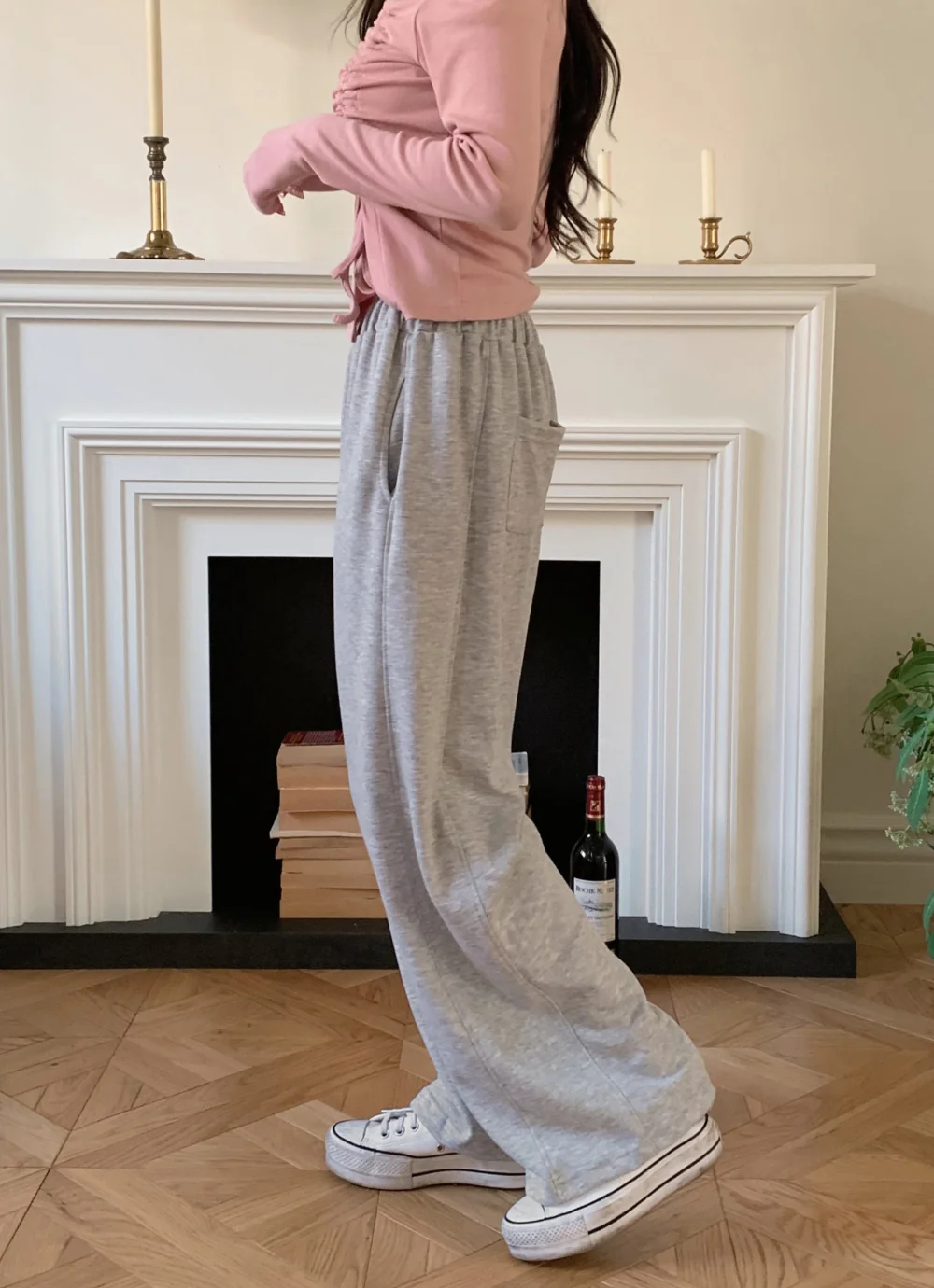 바지 모델 착용 이미지-S1L63