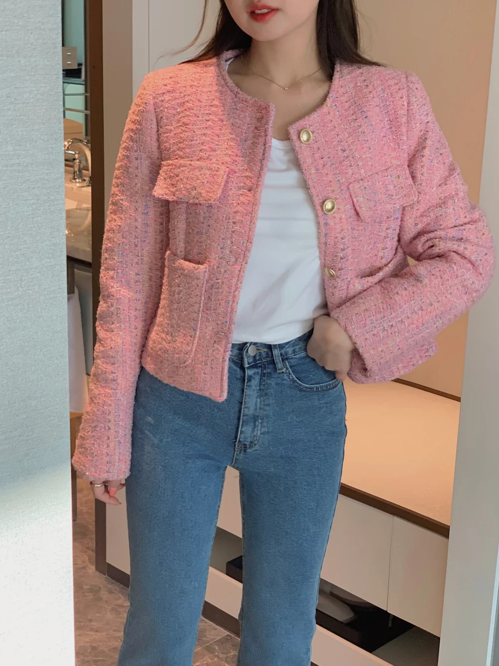 블레이저 모델 착용 이미지-S1L70