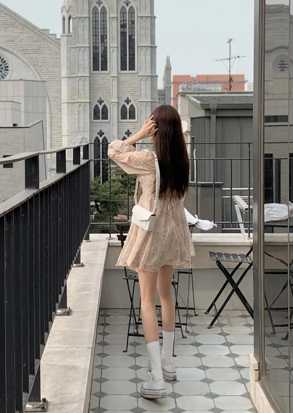 드레스 모델 착용 이미지-S1L44