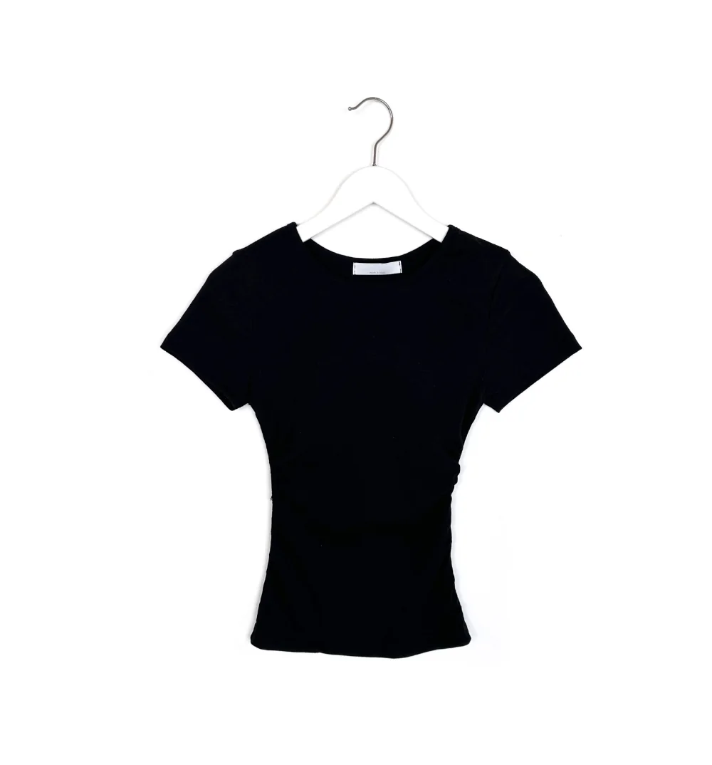 반팔 티셔츠 차콜 색상 이미지-S3L9