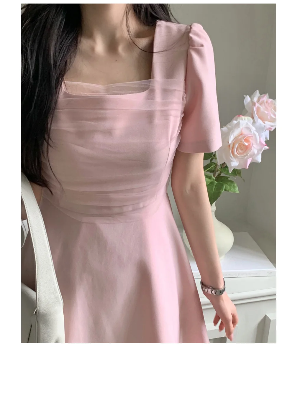 드레스 모델 착용 이미지-S1L42