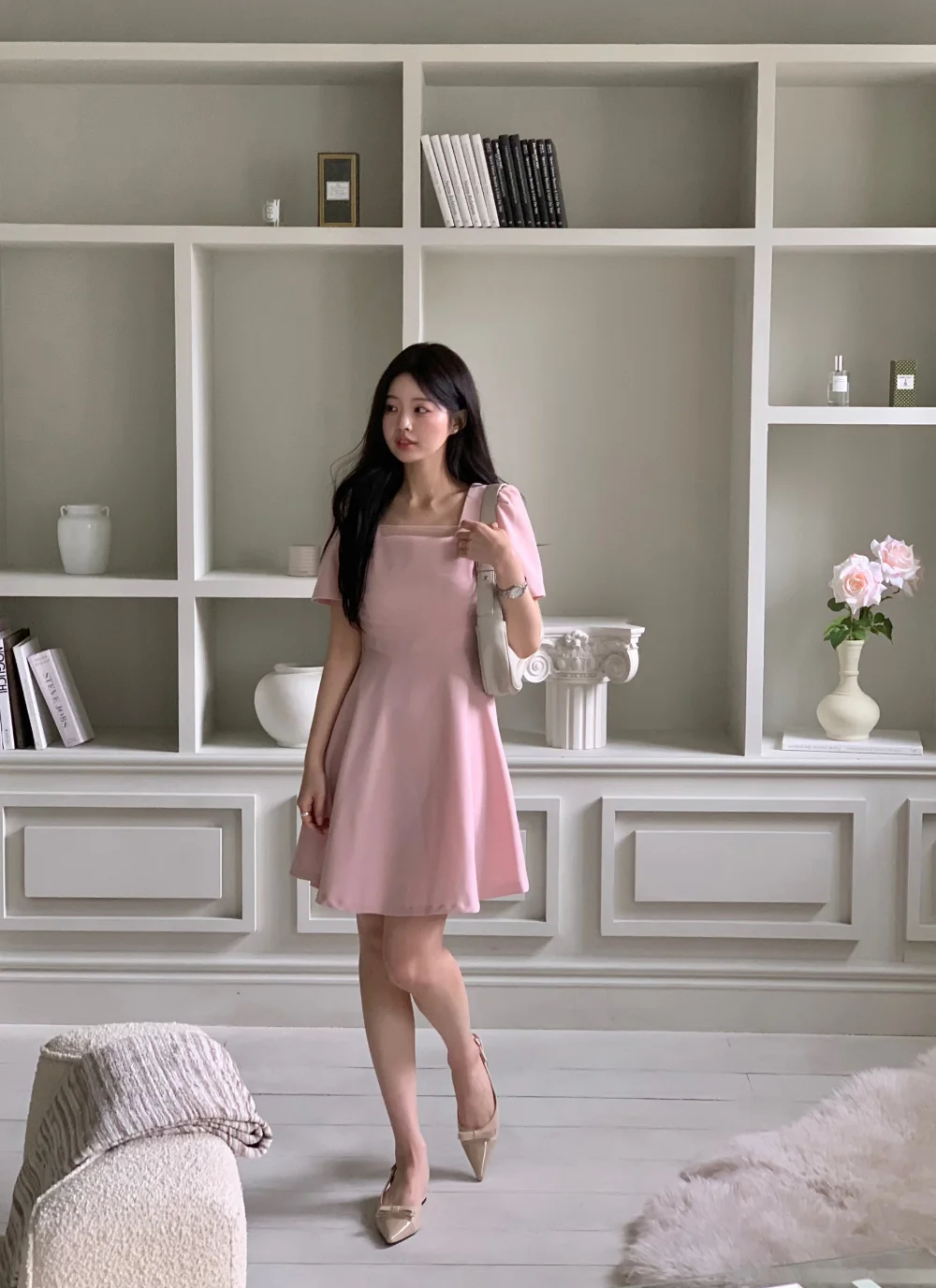 드레스 모델 착용 이미지-S1L34