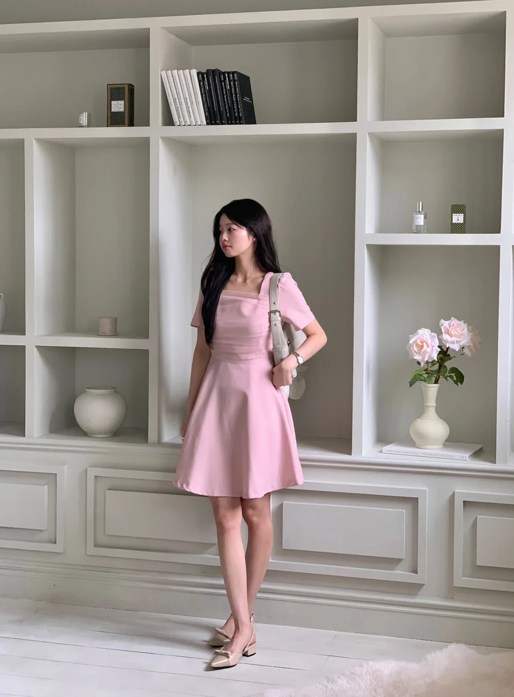 드레스 모델 착용 이미지-S1L54