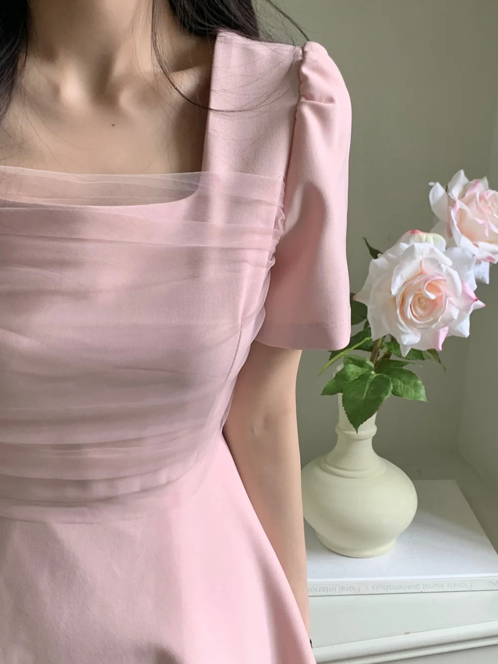 드레스 모델 착용 이미지-S1L55