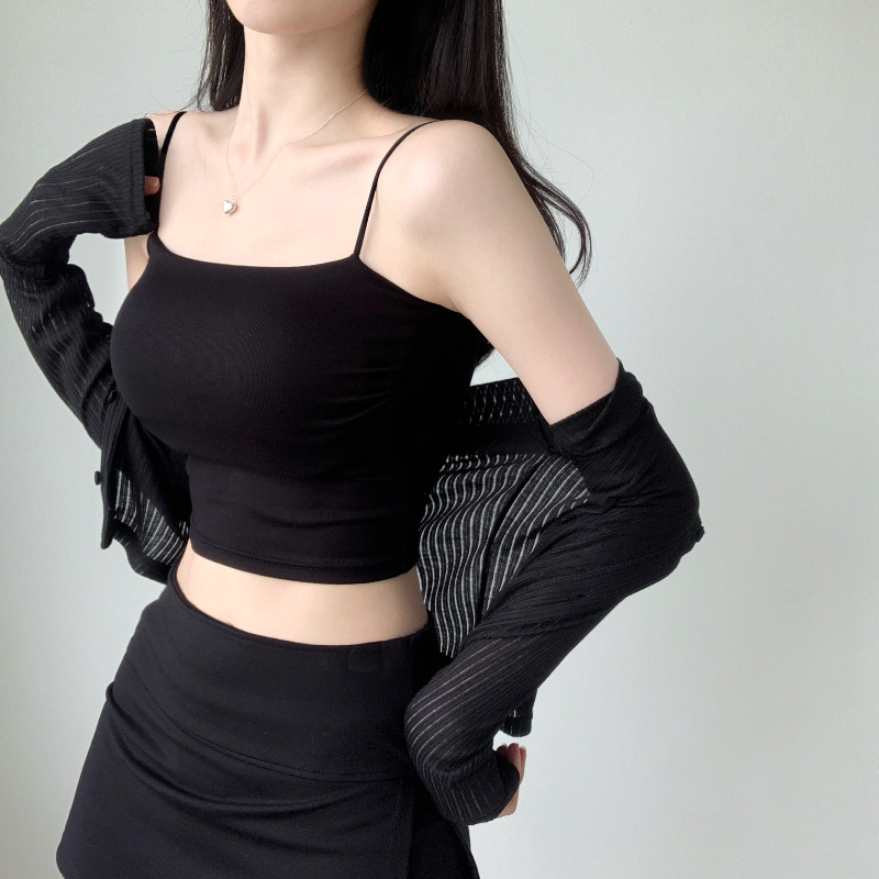 민소매 모델 착용 이미지-S1L28