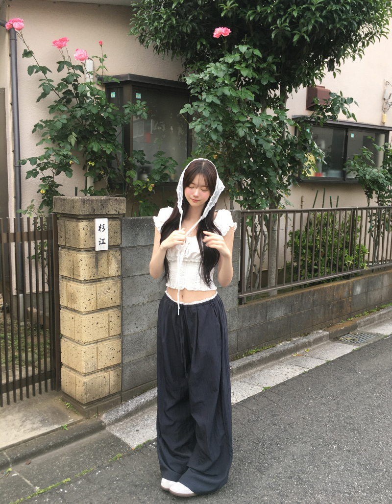 블라우스 모델 착용 이미지-S1L36