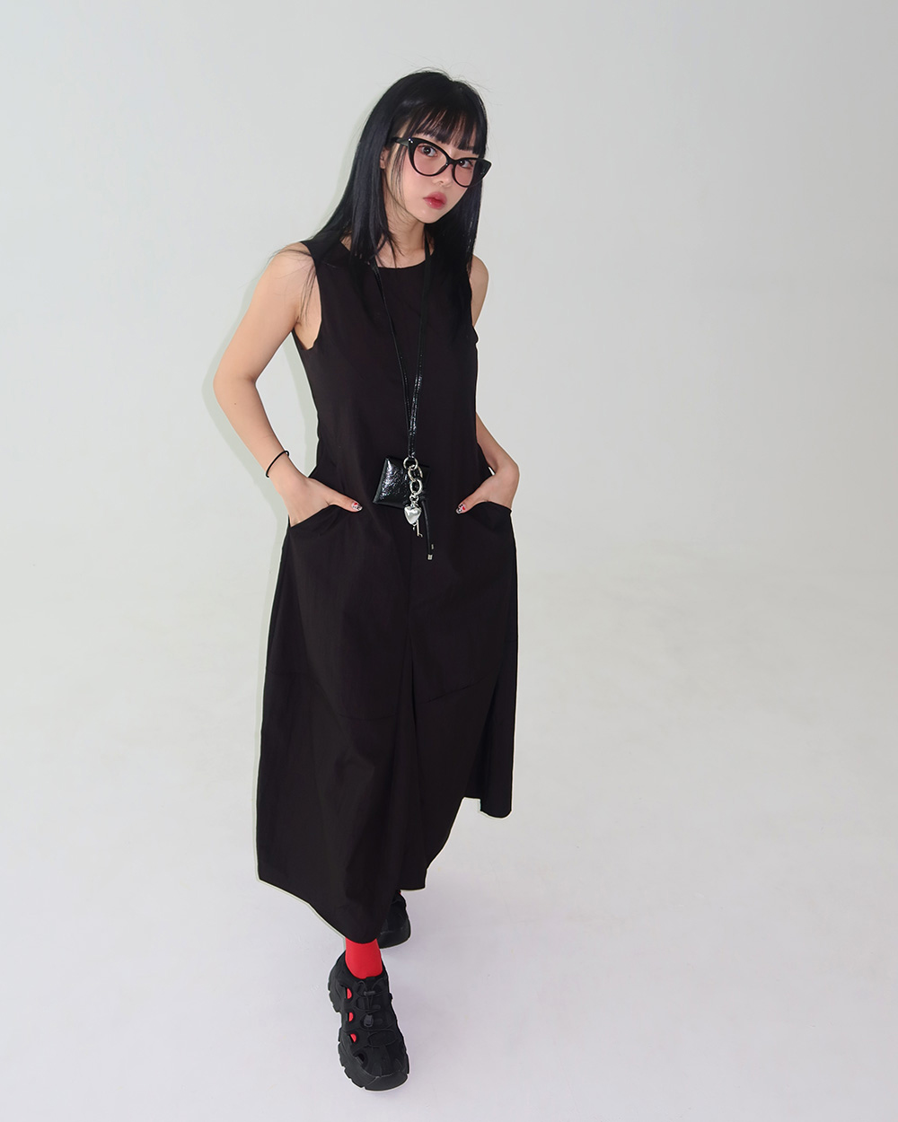 드레스 모델 착용 이미지-S1L82