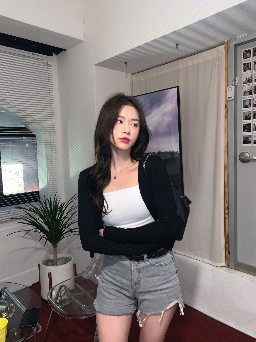 악세사리 모델 착용 이미지-S10L67