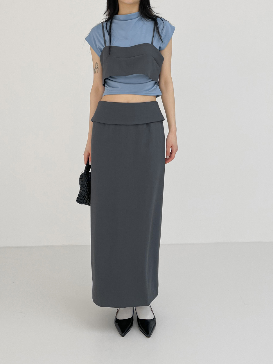 반팔 티셔츠 모델 착용 이미지-S1L26