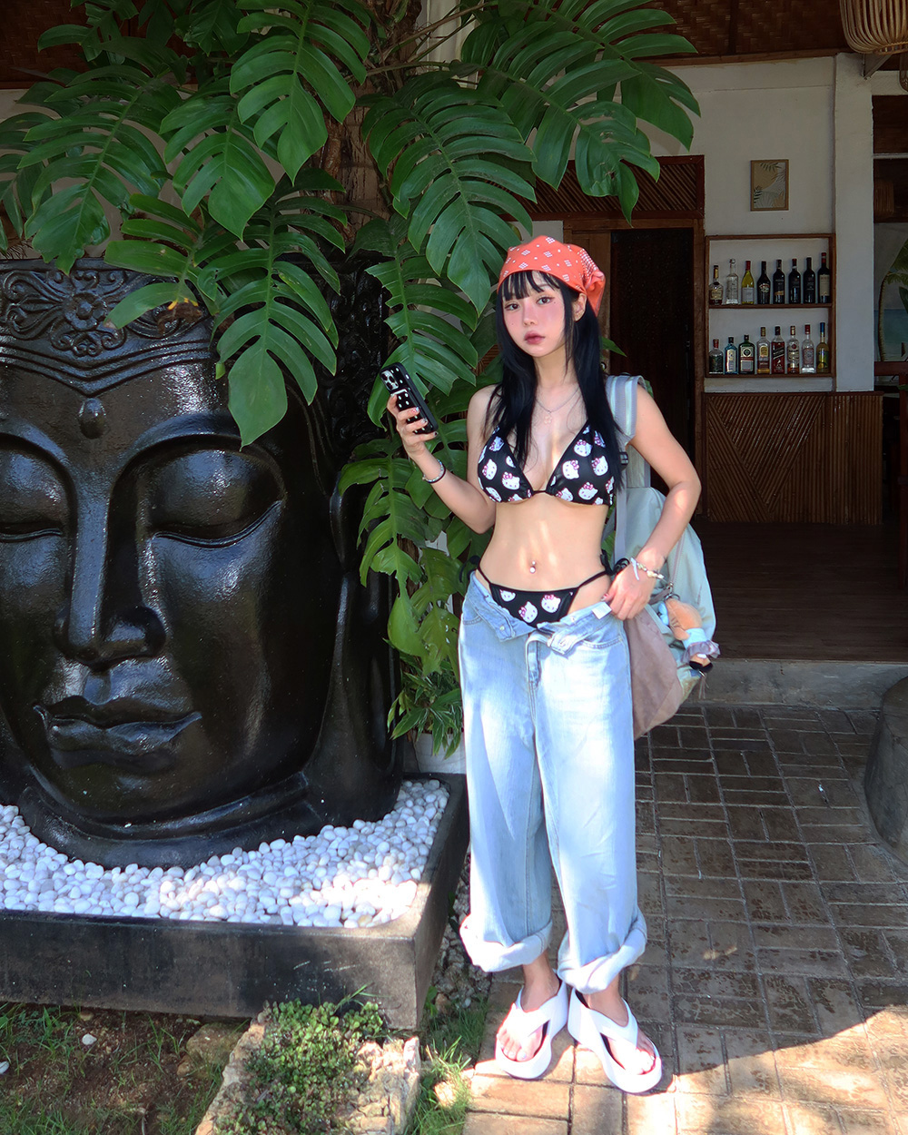 수영복/속옷 모델 착용 이미지-S1L71